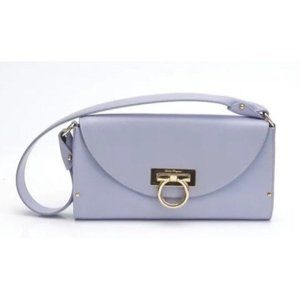 FINAL PRICE!! SALVATORE FERRAGAMO • Gancini Flap Shoulder Bag